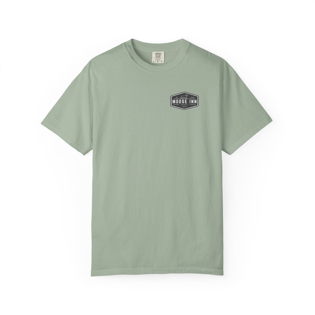 Moose Inn Logo T‑Shirt — Vintage Lodge Graphic Tee