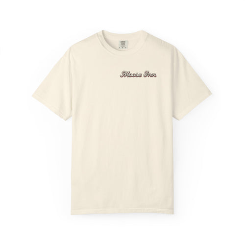 Moose Inn Welcome T-Shirt — Retro Dachshund Cabin Tee