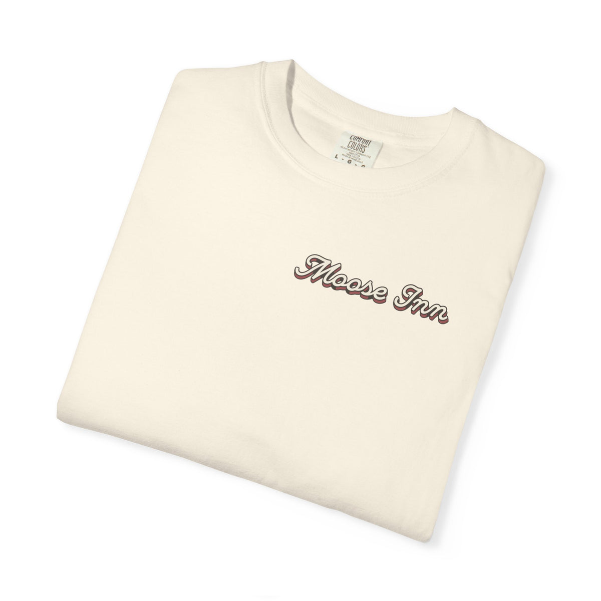 Moose Inn Welcome T-Shirt — Retro Dachshund Cabin Tee