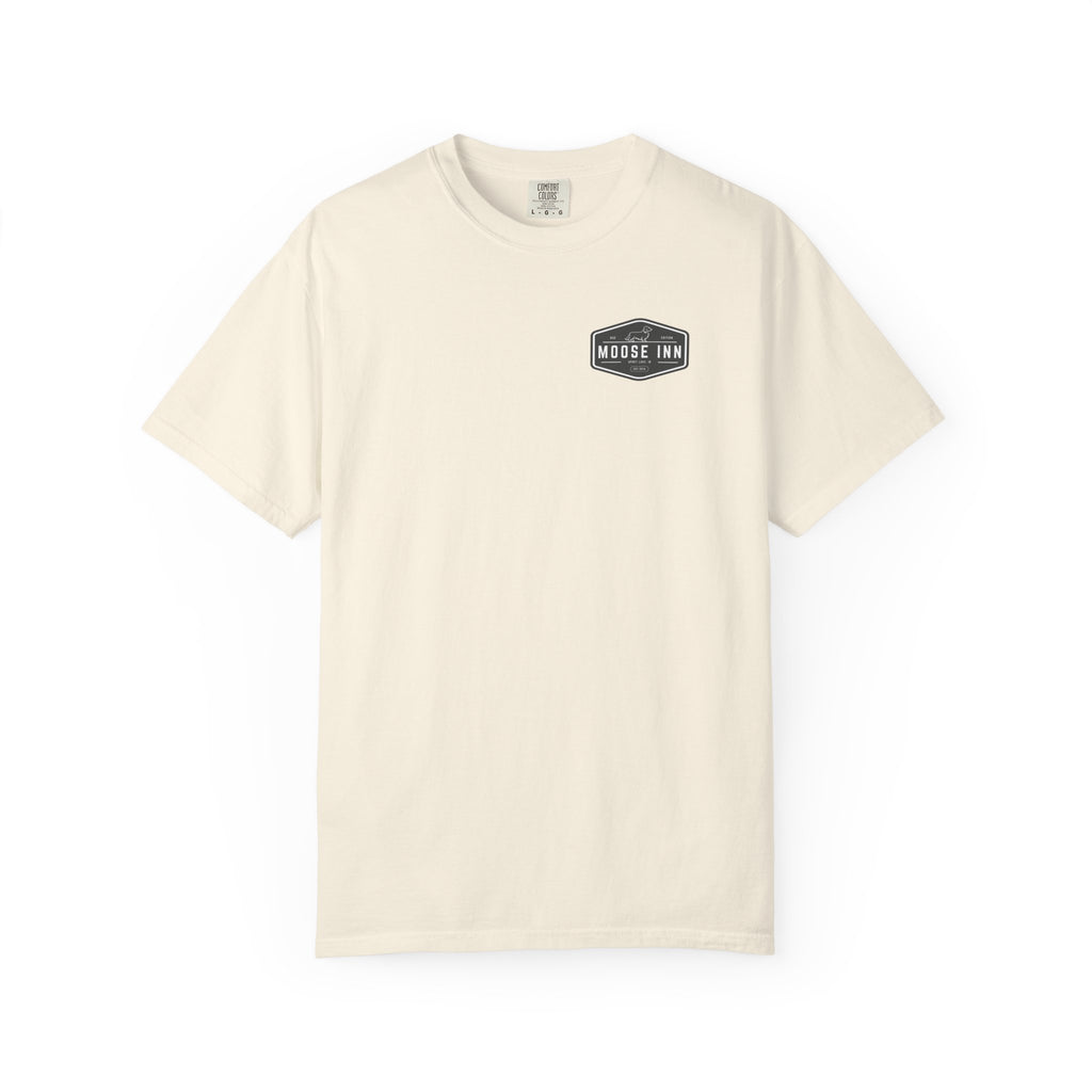 Moose Inn Logo T‑Shirt — Vintage Lodge Graphic Tee