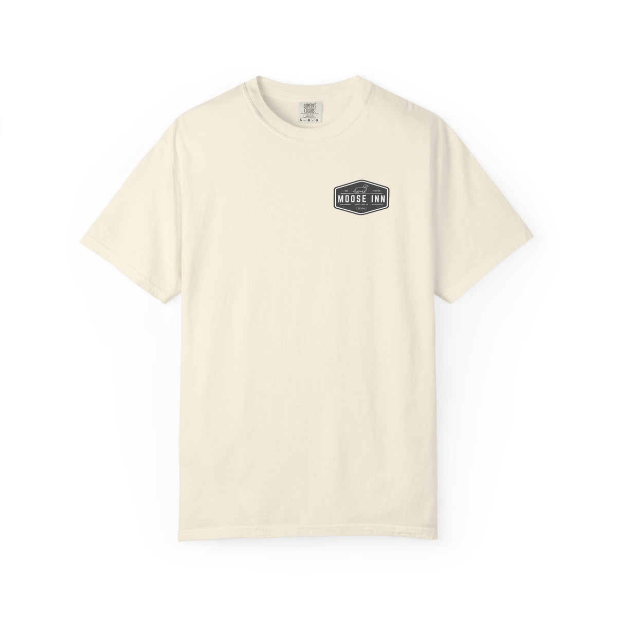 Moose Inn Logo T‑Shirt — Vintage Lodge Graphic Tee