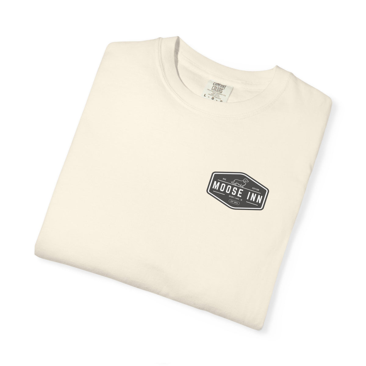 Moose Inn Logo T‑Shirt — Vintage Lodge Graphic Tee