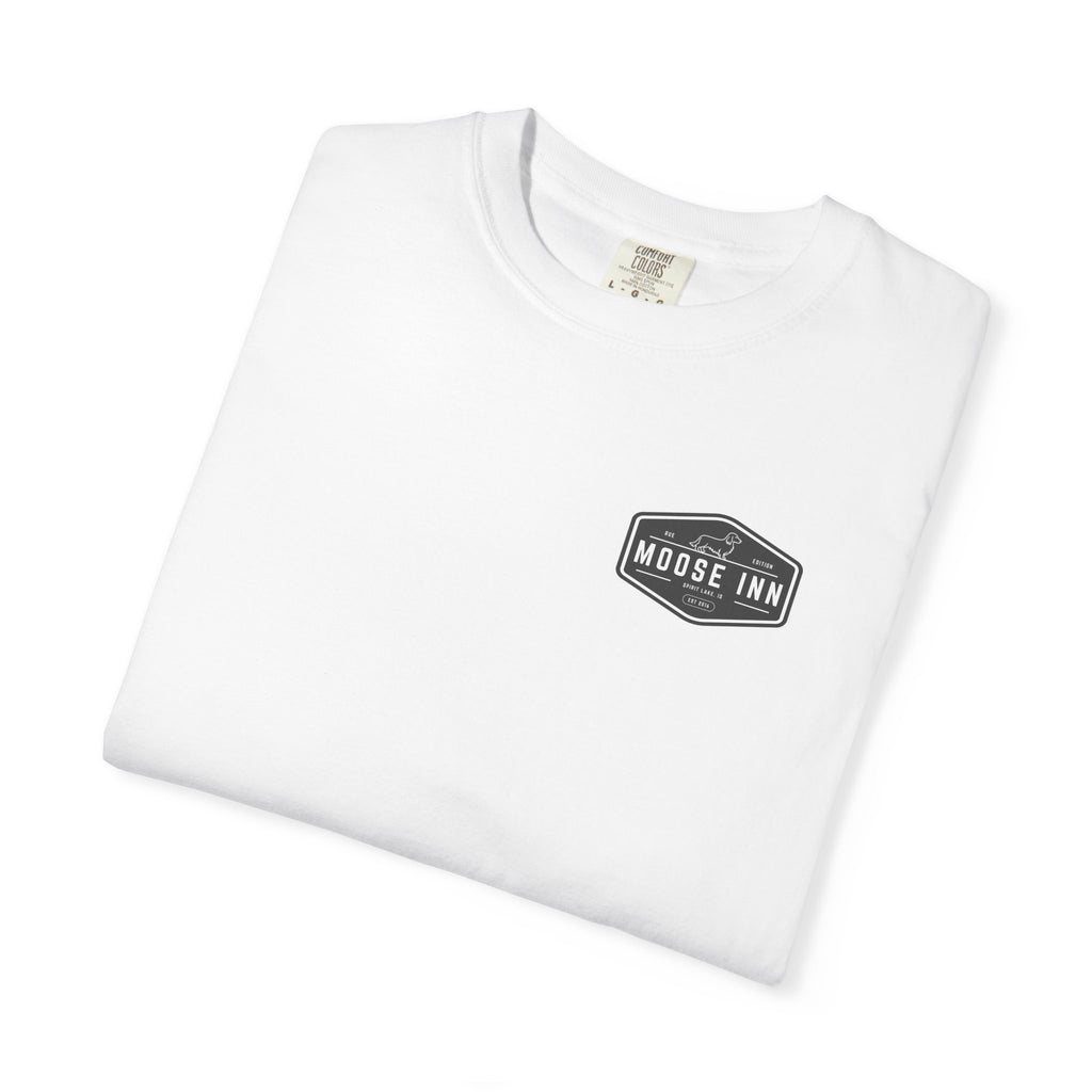 Moose Inn Logo T‑Shirt — Vintage Lodge Graphic Tee