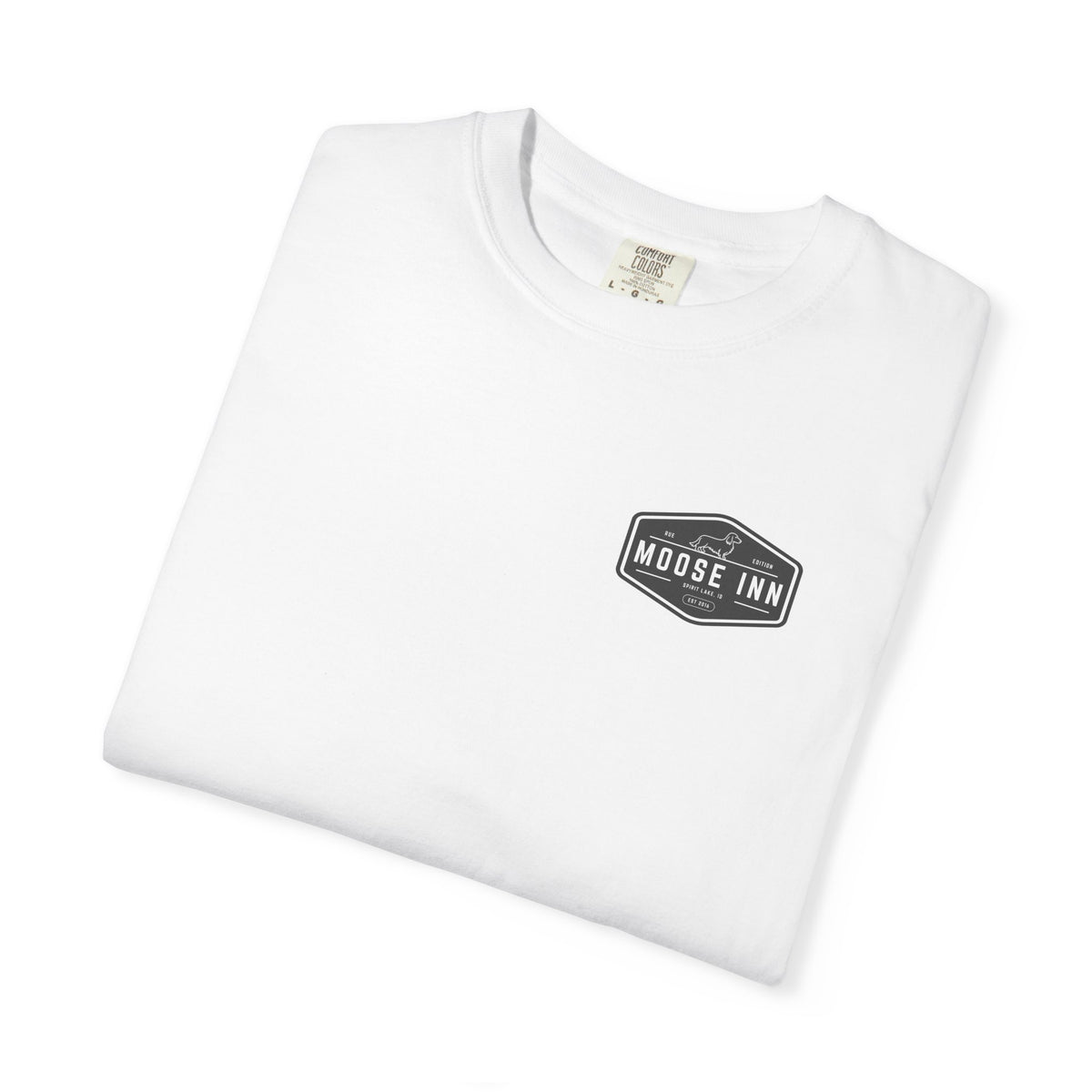 Moose Inn Logo T‑Shirt — Vintage Lodge Graphic Tee